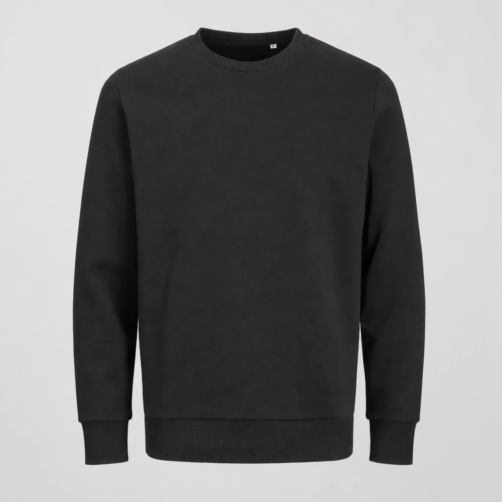 Schwarzes Crew-Neck-Sweatshirt