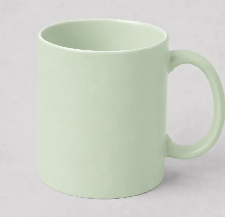 Pastelltasse in Pastell Grün